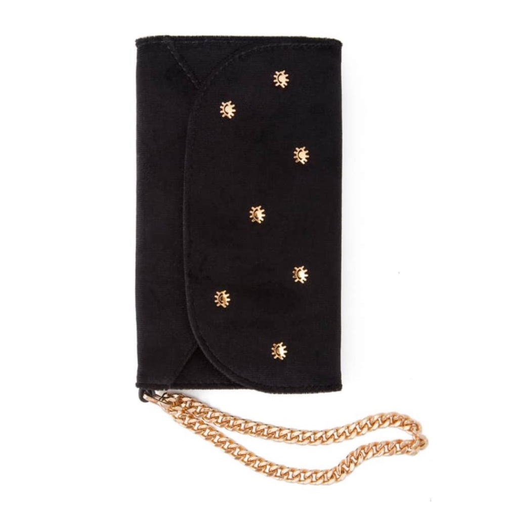 Sonix Black Velvet Studded iPhone X/Xs Case - Picture 3 of 7